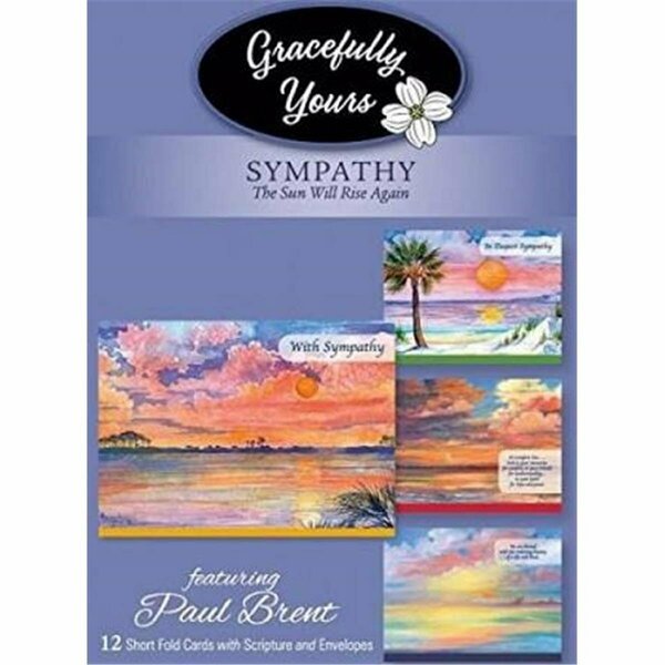 Artbeat Of America No.158 Sympathy the Sun Rises Again Cards, 12PK AR17058